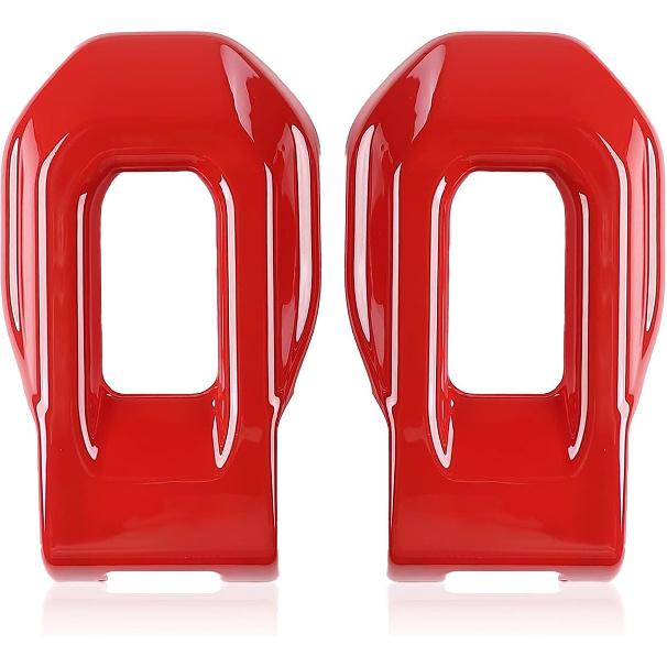 Voodonala For Jeep JL ABS Hood Latches Engine Buckle Bonnet Fastener Engine Cover Decor Trim Protction Cover For 2018-2025+ Jeep Wrangler JL JLU