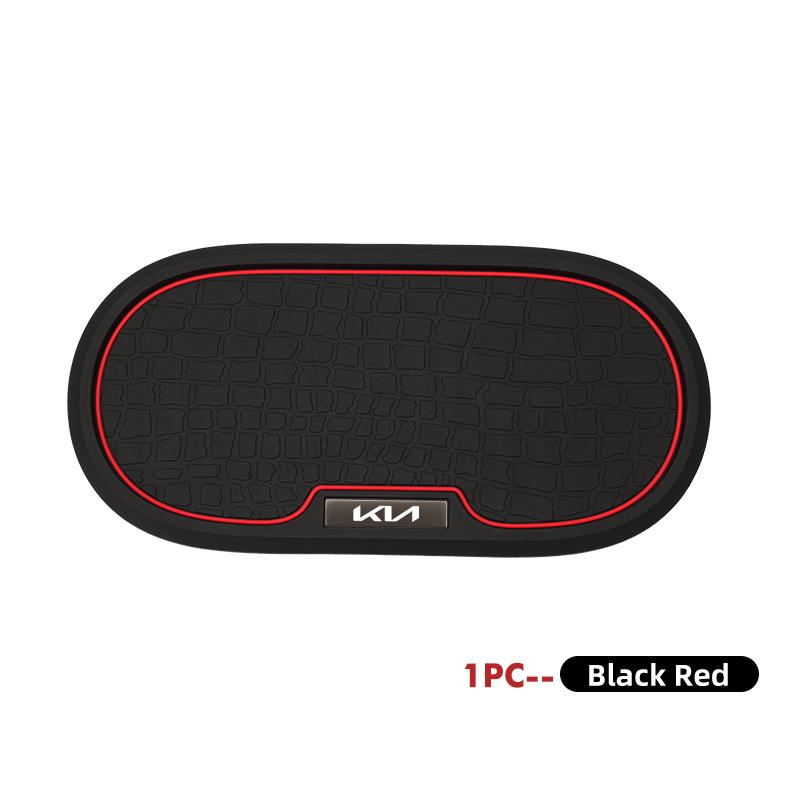 JUNT9 Car Anti Slip Mat Phone Holder Non-Slip Pad Car Accessories For KIA K5 K2 Optima Soul Spectra Niro Cadenza Sephia Carens