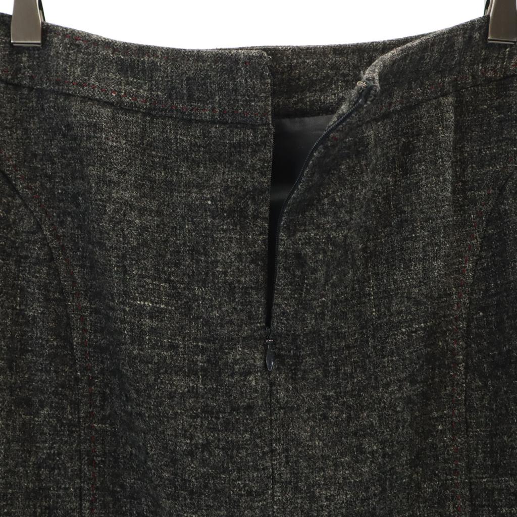 Paul Smith wool blend Skirt suit Setup 38/42 gray BLACK Women Used