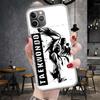 Kungfu Taekwondo Soft Phone Case For IPhone 18 11 17 Air 16E 16 Pro Max 15 + 14 Plus 13 Mini 12 Apple 7 SE 8 Fundas Coque 11 17 Air