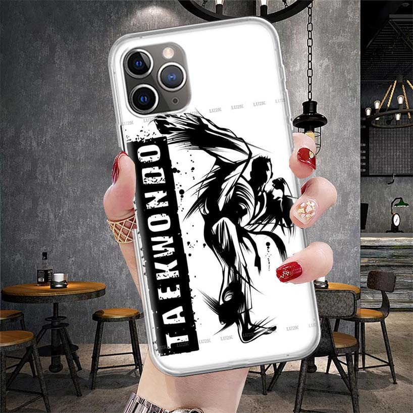 Kungfu Taekwondo Soft Phone Case For IPhone 18 11 17 Air 16E 16 Pro Max 15 + 14 Plus 13 Mini 12 Apple 7 SE 8 Fundas Coque 11 17 Air