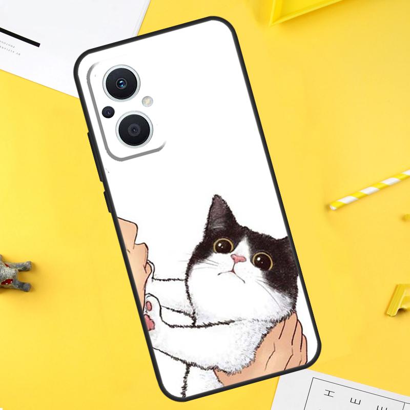 

Kiss Cat Cute Kitten Cartoon For OPPO Reno 13 14 12 11 10 Pro 14F 13F 12F 11F 7 8 Lite 8T OPPO Find X5 X6 X8 X9 Pro Case OPPO Reno11 F