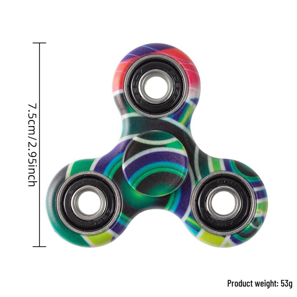 Colorful Fingertip Spinner Decompression Toy - Hand Spinner for Stress Relief and Fun