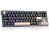 MageGee Rapid Trigger Keyboard Wired RGB Size Gaming Keyboard with Rapid Triggers CNC Aluminum US Magnetic PBT Keycaps 68-Key 65% Frame, Layout,