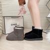 Snow boots women's short tube new winter snow cotton shoes piled thickened bread shoes non-slip warm women's boots
