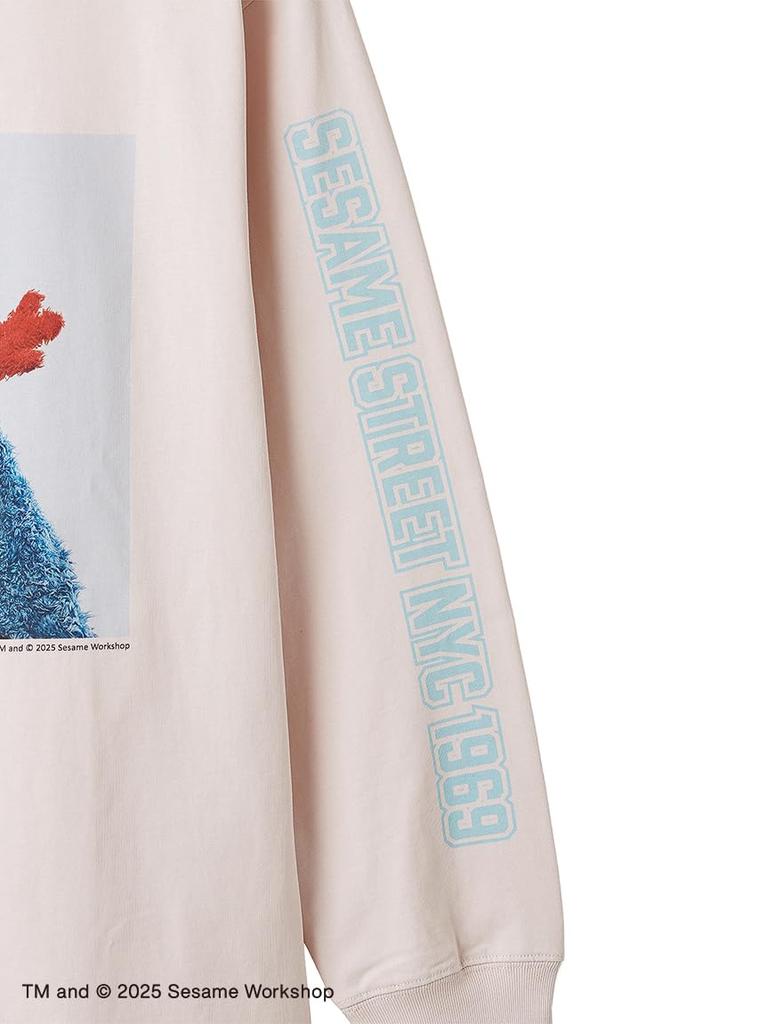 Sesame Street Market Graphic Long T-Shirt SSMUCT253427 PNK