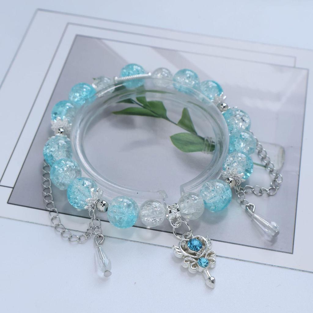 Mori Style Mermaid Crystal Bracelet – Versatile Niche Design for Women, Ideal for Students and Best Friends