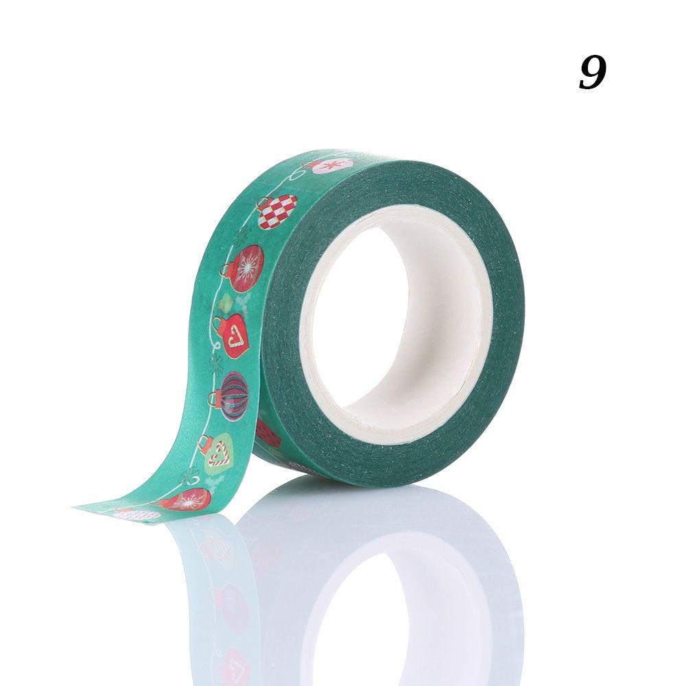 

Снежный олень воздушный шар наклейка маскировочная лента рождественская елка липкая бумага рождественский декор лента 9