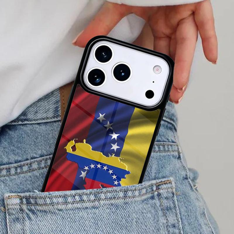 Venezuela Venezuelan Flag Phone Case for iPhone 17ProMax 12 13 14 15 16e 17 Pro Max Plus Air Cover