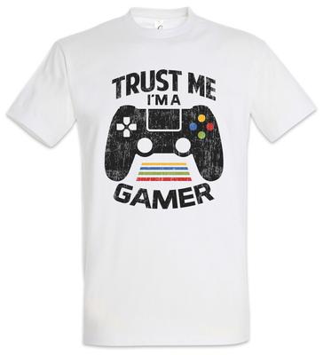 Trust Me I'm A Gamer T-Shirt Mens Womens Tees Top Gaming Geek Nerd Controller Keyboard Pixel