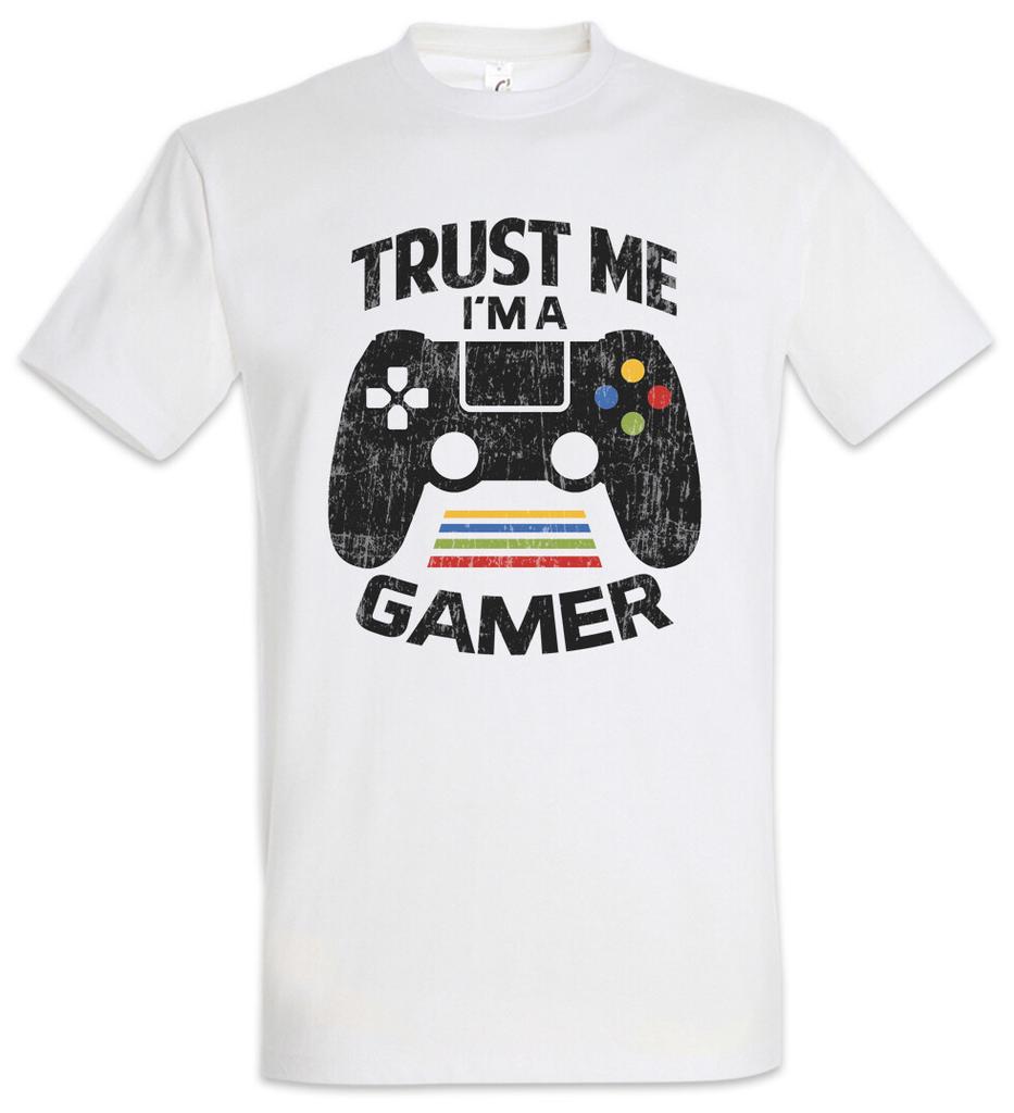 Trust Me I'm A Gamer T-Shirt Mens Womens Tees Top Gaming Geek Nerd Controller Keyboard Pixel