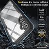 Coque pour Samsung Galaxy A25 5G - Noir - Protection 360° - Bordure Renforcée - Rigide