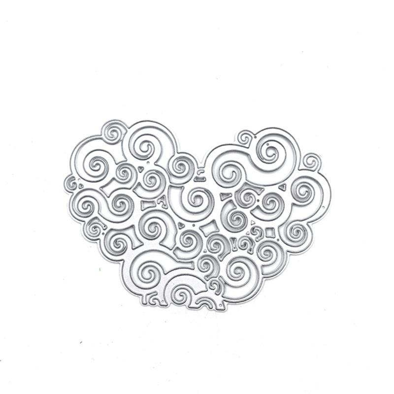 Metal Die Cuts Happy Valentine's Day Cutting Dies Cut Stencils for DIY Scrapbooking Paper Album Photo Decorations