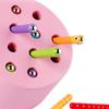 Magnetic Worm Catch Game Fine Motor Skills Color Cognitive