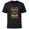 Sono Un Papa Motociclista Italian Biker Dad Vintage Graphic Man's T-Shirt
