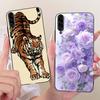 Pour Samsung Galaxy A90 5G Coque Silicone Mignon Mode Fleurs Peinte Drôle Coquille Pour Samsung A90 5G SM-A908B SM-A908N SM-A9080