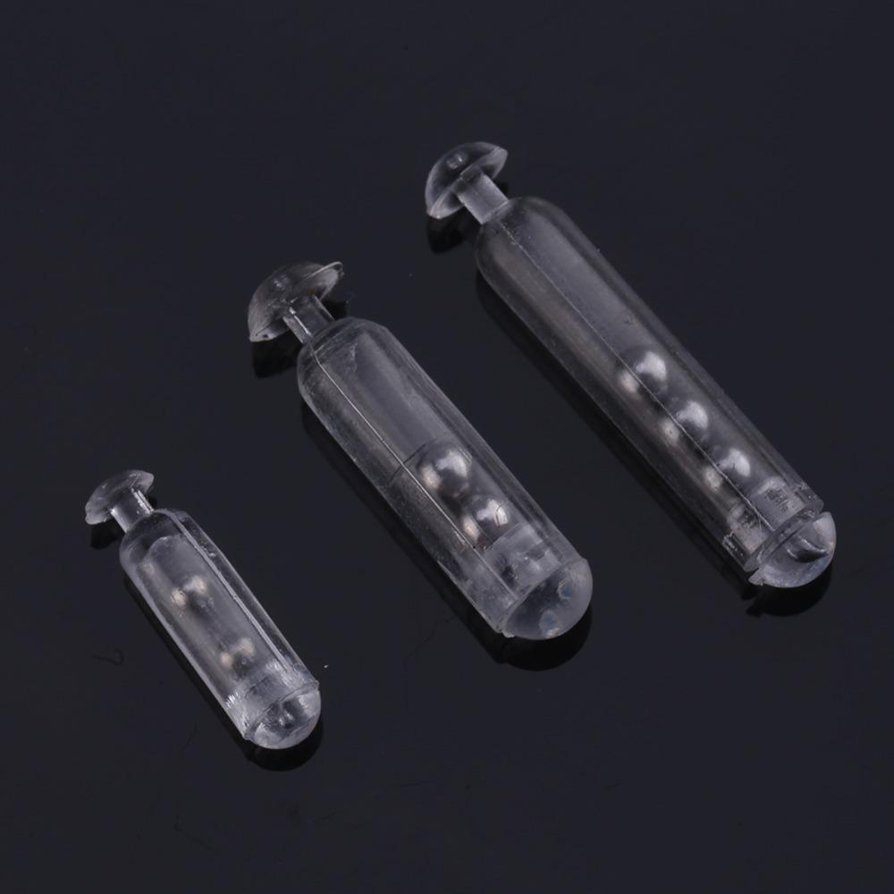 With Metal Ball Fishing Rattles Transparent Lure Insert Fishing Lure Insert Tube  Baits Making