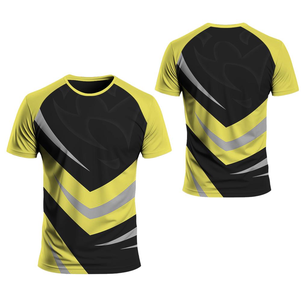 Men's Sports 3D Printing New Sportswear Quick-drying Crewneck T-shirt Men's and Women's Outdoor Loose Tops