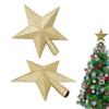 Christmas Tree Top Star Festive Five-Pointed Star Accessorie Home Decoration Reusable Party Supplies Xmas New Year's Ornament