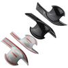 Carbon Fiber Car Door Handle Bowl Cover Trim Frame for Toyota Avanza Premio Veloz Cross 2022 2023 2024 Door Handle Stickers