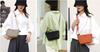 Beatus Basic Nylon Shoulder Bag, Compact Mini Bag for Women, Supple Nylon Fabric (Black)