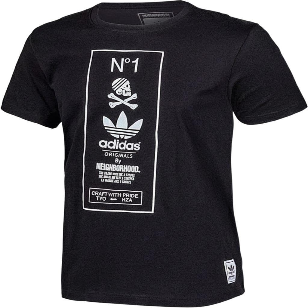 

Adidas Originals X Neighborhood Crew Neck Pullover Short Sleeve T-Shirt Men Tops M64815 S