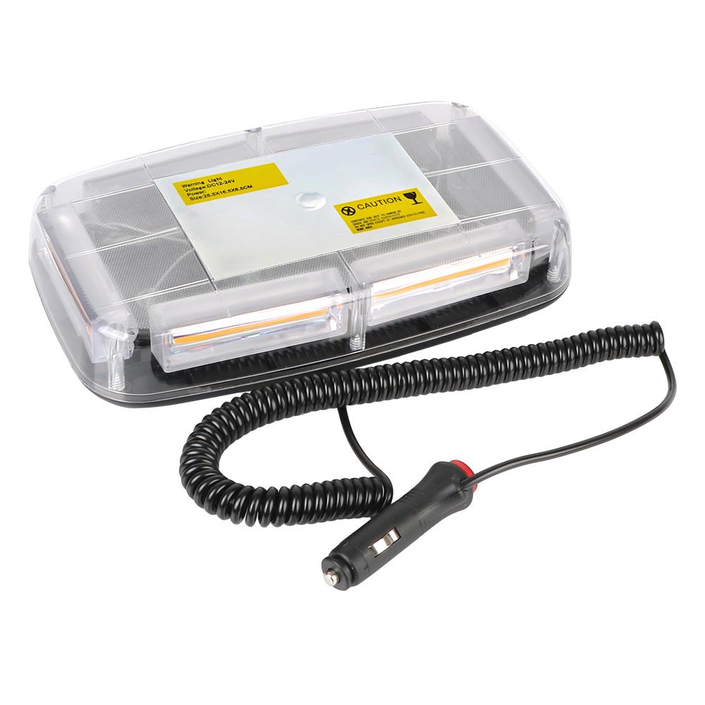 Police Flasher Vehicle Roof Flashing Beacon Emergency Signal Lamp Yellow LED COB Ceiling Lamp Car Strobe Warning Light