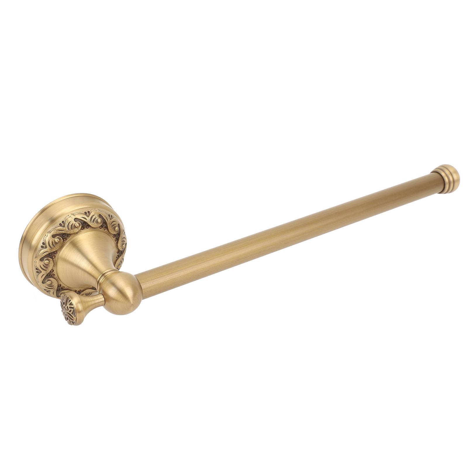 

11.2in Bathroom Toilet Paper Holder Copper Wall Mounted Toilet Roll Holder for Bathroom Kitchen Washroom Towel Bar