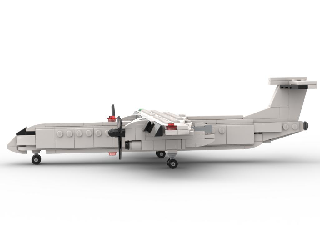 Heißer Maßstab 1:125 Zivilflugzeug Modell MOC Bausteine Kriegsausrüstung Modulare Technologie Boeing Flugzeug Puzzle für Fans Geschenke