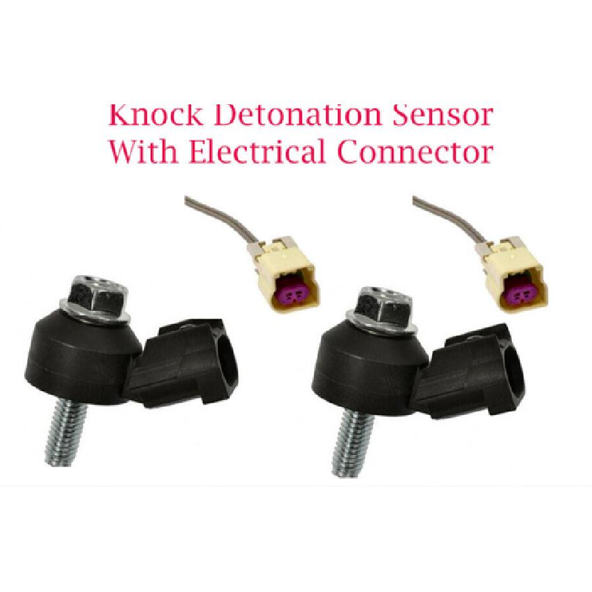 

Set 2 Pc 12570215 Knock Sensor W/Connector Fits: GM Hummer Isuzu Saab Saturn