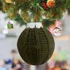Háčkované koule Vánoční ozdoby Ručně pletené koule Ozdoby na vánoční stromek Rustikální závěsná dekorace pro zimní svátky Domácí dekorace