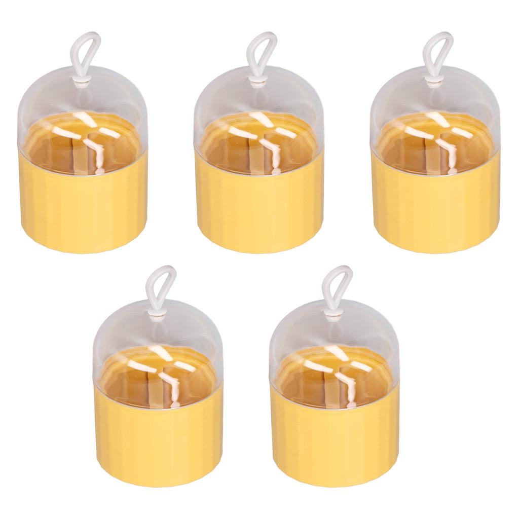 5pcs Hanging Sponge Cosmetic Holder Detachable Portable Dust Proof Cosmetic Storage Drying Case