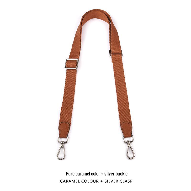 MHS-F-37 2,5CM Jednobarevný Nastavitelný Plátěný Popruh Přes Tělo/Přes Rameno Náhradní