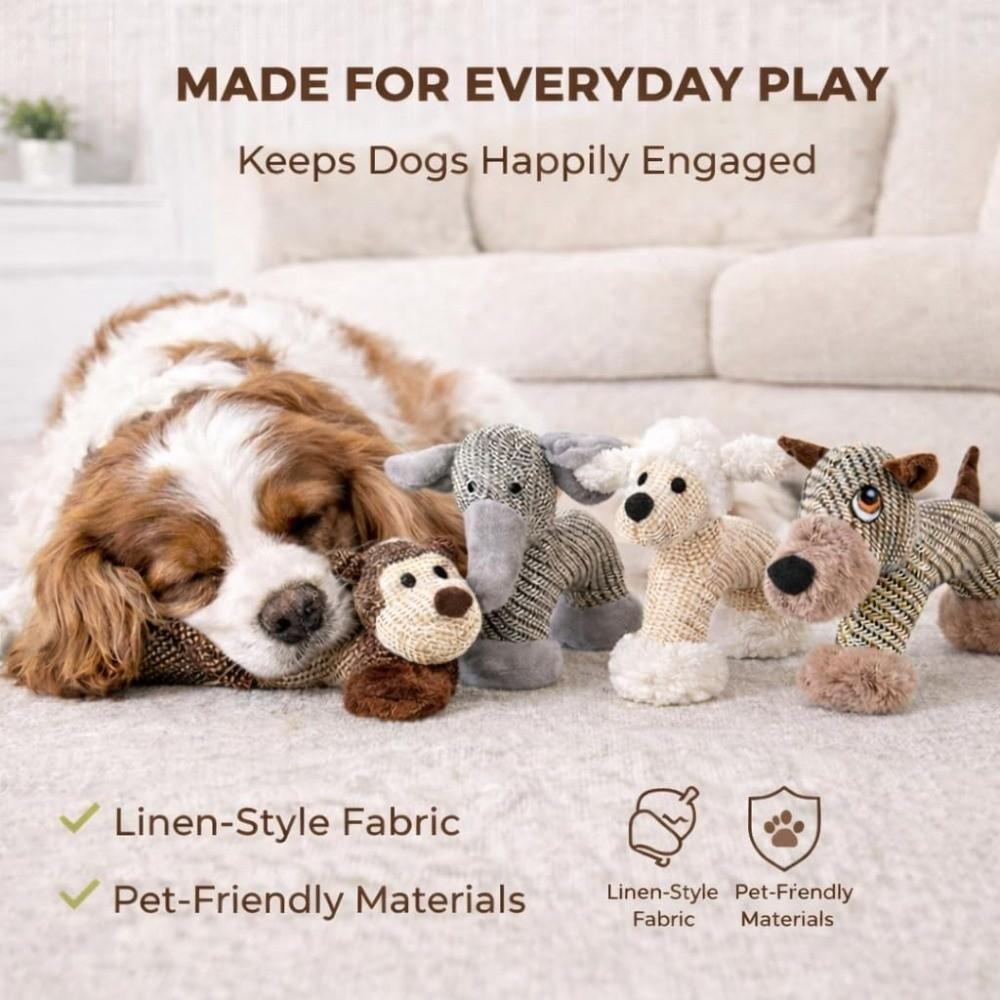 New Dog Bite Resistant Animals Shape Dog Chew Squeaky Sound Elephant Pet Teeth Cleaning Supplies Anxiety Relief