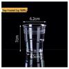 Zebian Disposable Clear Plastic Cups