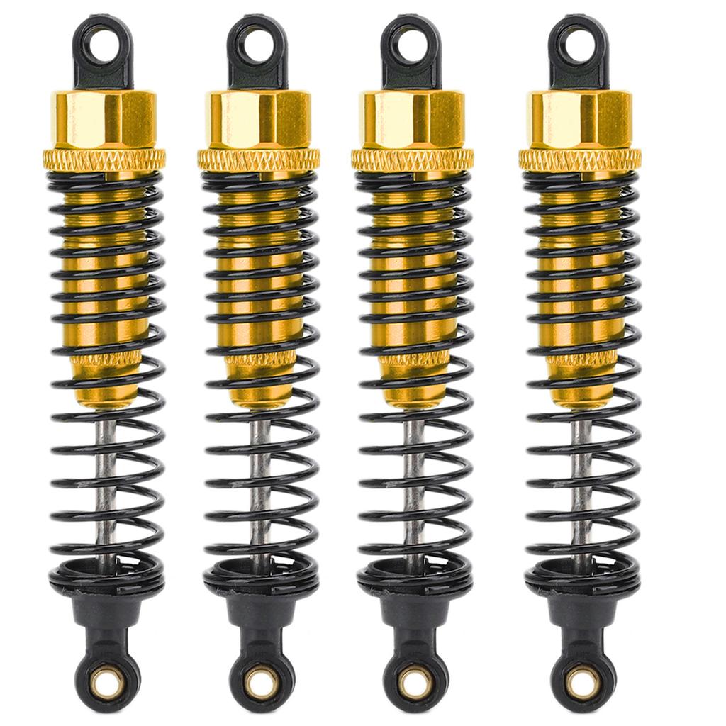 4Pcs RC OffRoad Vehicle Metal Shock Damper Part for HSP 106004 Remote Control Car Accessory