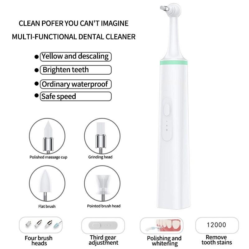 Pet Teeth Cleaning Kit For Dogs With Electric Toothbrush And Tooth Polishers For Fresh Breath