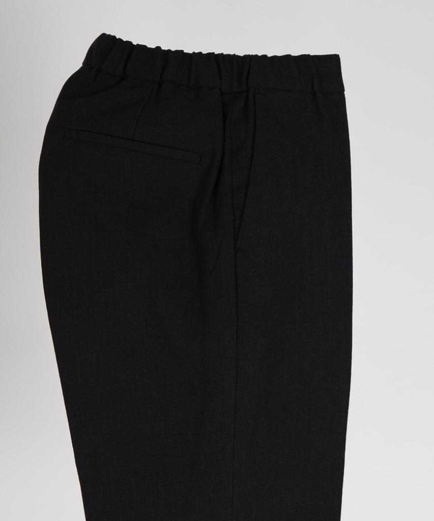 PALETOT Half-Banding Linen Trousers_Black