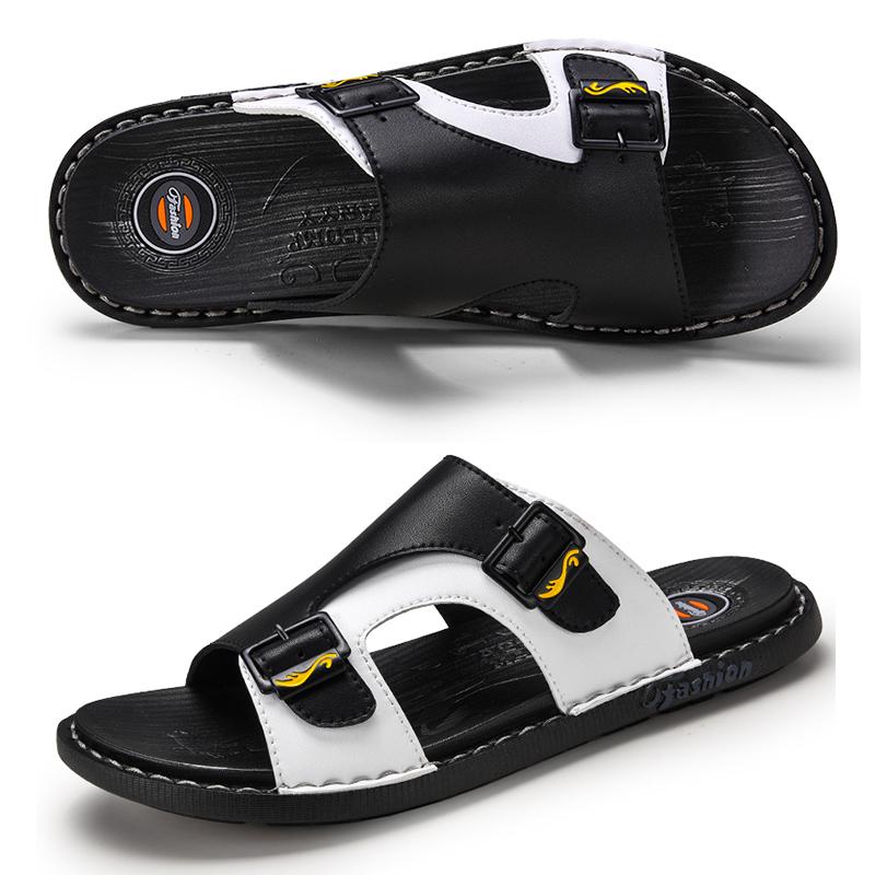 Sommer Herrenschuhe Sandalen Original Bequeme Slipper Lässige Sandale Modeschuhe Herren Hausschuhe Chaussure Homme Größe 38-46