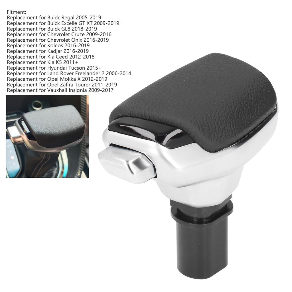 Gear Shift Knob Shifter Head ABS Universal High Sensitivity Replacement for Buick Excelle GT XT 2009‑2019Long Rod