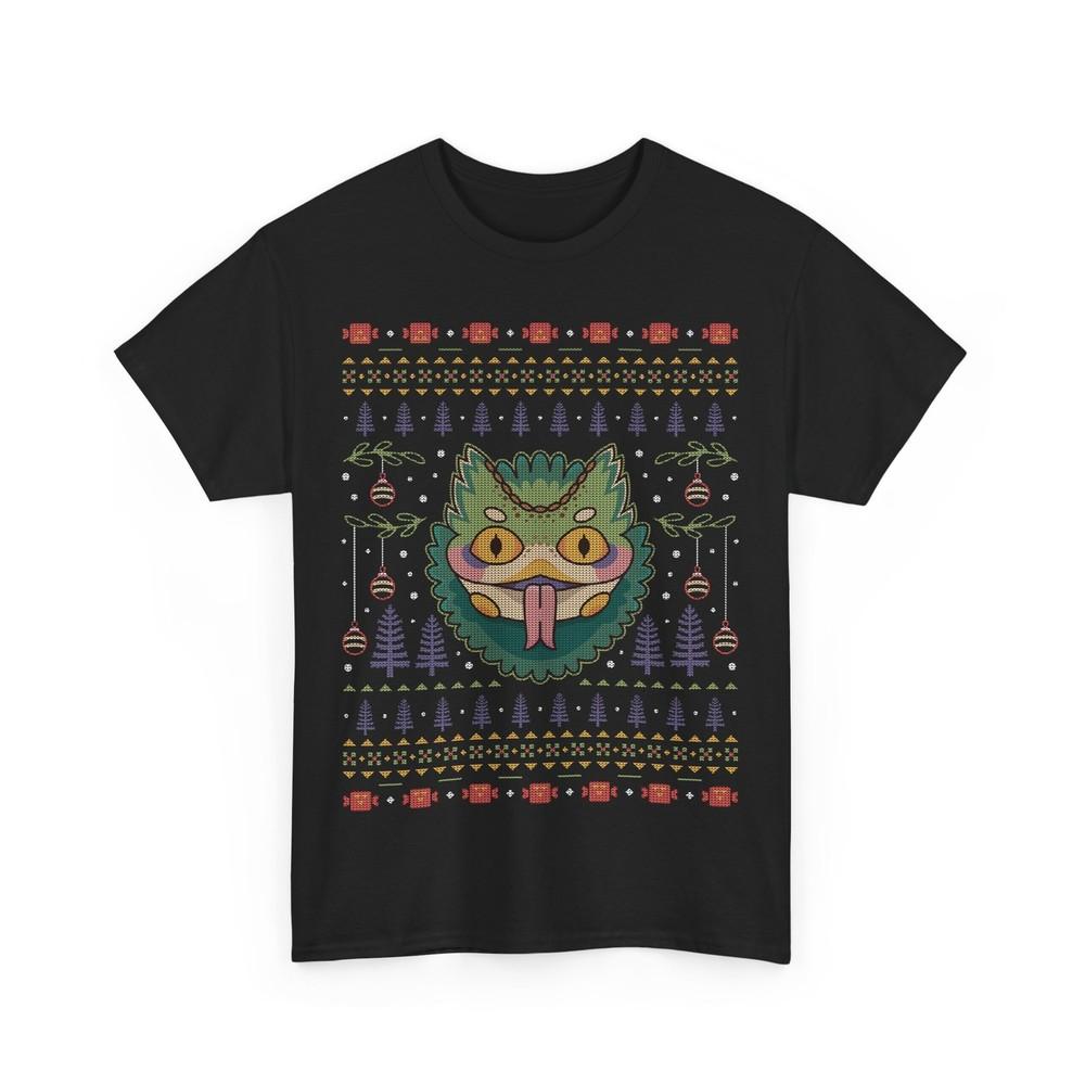 

Pukei Pukei Ugly Sweater Unisex T-Shirt. Monster Hunter Video Games. Christmas. 3XL