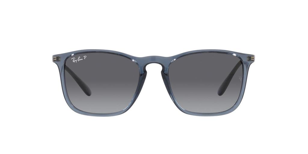RB4187F CHRIS 6592T3 Transparent Blue 54 Sunglasses Ray-Ban