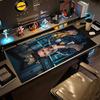 Football Messi Large Mouse Pad Keyboard Pad Computer Desk Mat Non-Slip Rubber Base Office and Gaming Desk Decoration