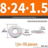 Extra Large Galvanized Metal Flat Washer - Thickened Round Screw Washer M6-M16