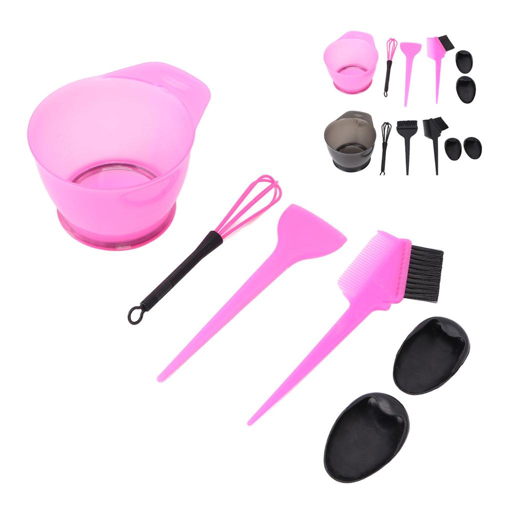 Hair Coloring Dyeing Kit Professional Salon Portable Ear  Dye Brush Mixing Bowl Tool Set