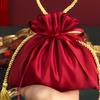 Christmas Gift Bags with TasselDrawstring.Tote Bags for Holiday Decorations,Party Favors,Candy Packaging,Christmas Decorations