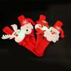 Glowing Christmas Bracelets Circle Wrist Bands Light Up Wristbands for Xmas Party Decoration Elk Wrist Band
