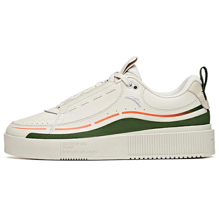 

Anta Life Collection Lightweight And Wear resistant Low Top Skateboard Shoes Men s Gray Green 40