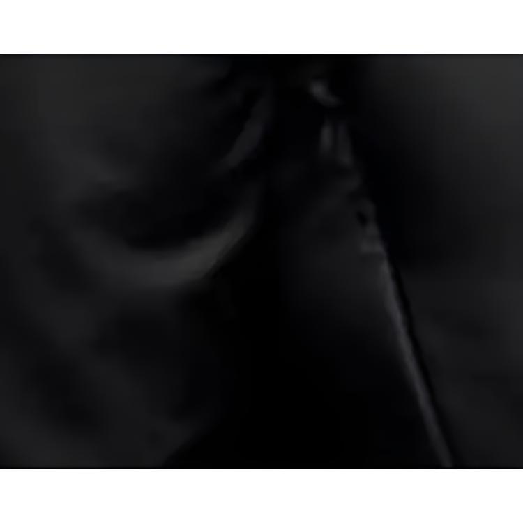 Zara Unifarbener Kapuzen-Casual-Dicker Baumwollmantel Damenmäntel Schwarz 4391707-800