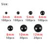 Toys 3-12mm DIY Dolls Accessories Plush Toys Making Black Doll Eyes Bears Eyes